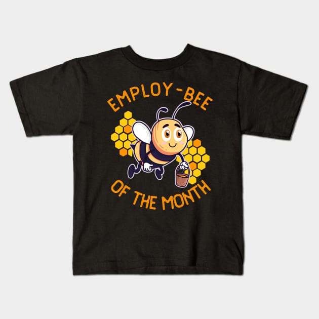 Honey Bee Design for a Beekeeper Kids T-Shirt by MGO Design